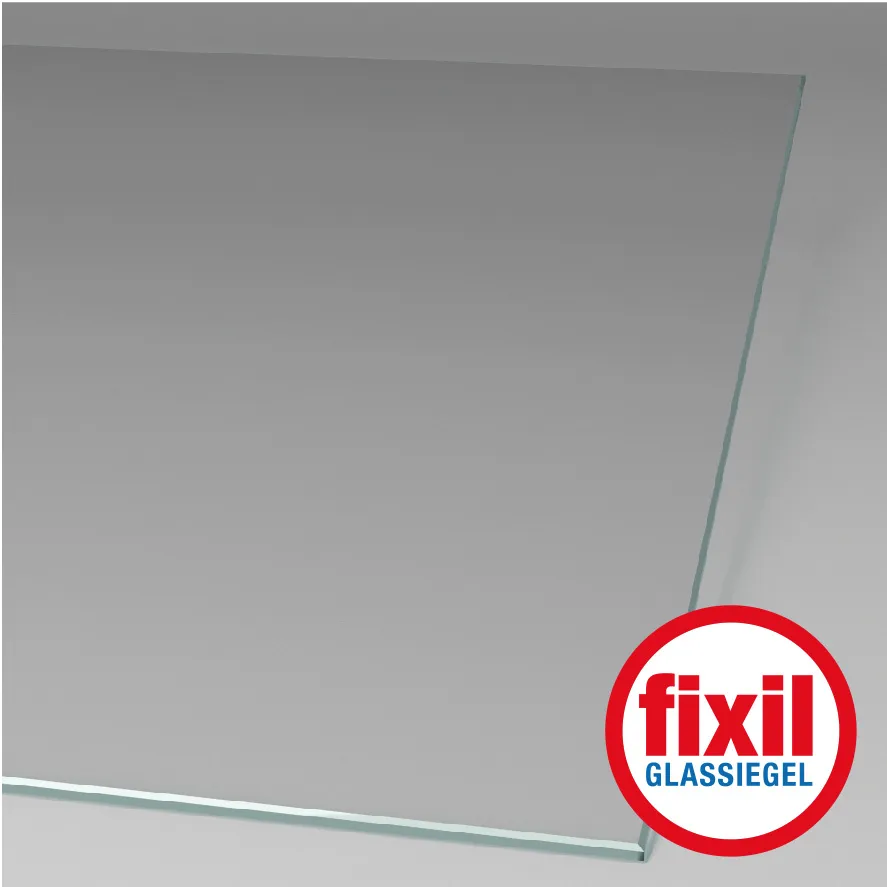 Glasart /-dekor: Klar hell, versiegelt