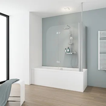 250-900 mm, Halbkreis (Heb-Senk), Alu-Natur, Klar hell, Anschlag: links