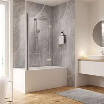 700x1170 mm, 1400 mm, Eckig (Heb-Senk), Alu-Natur, Klar hell, Anschlag: rechts